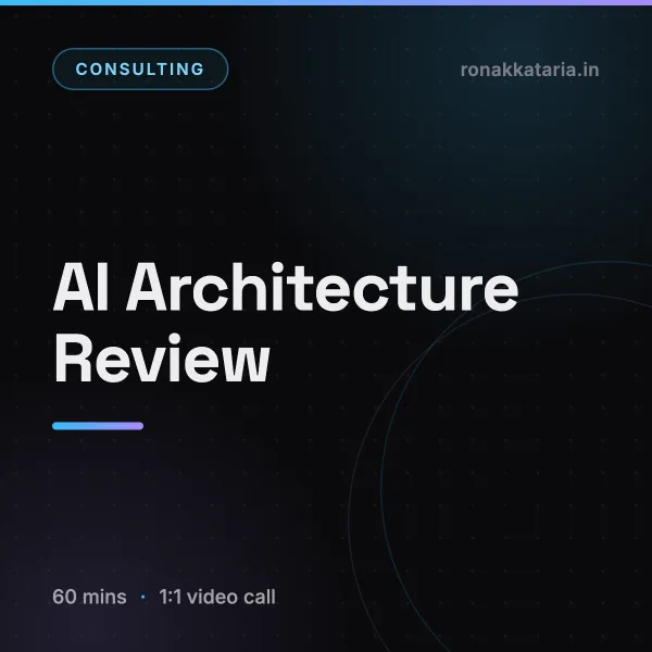 AI Architecture Review & Advisory