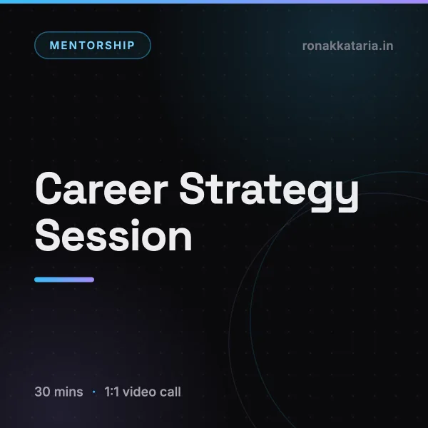 AI/ML Career Strategy Session