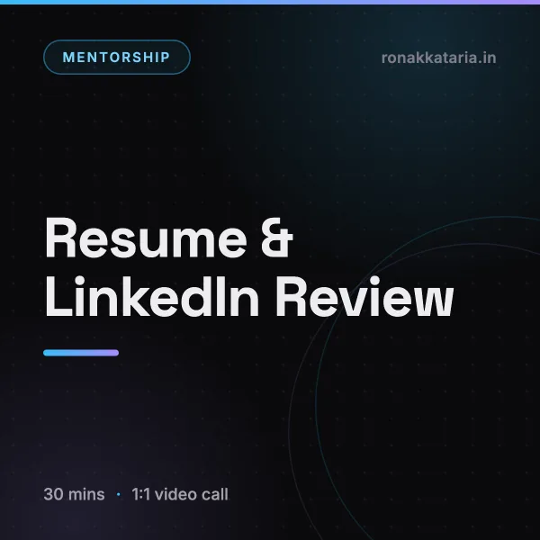 Resume & LinkedIn Profile Review